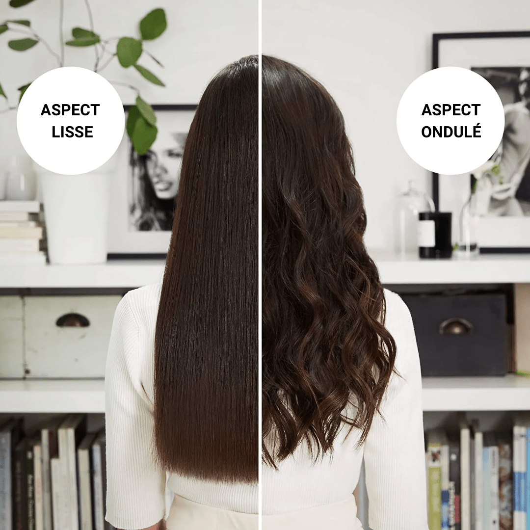 Brosse lissante portable - Corrigez vos mèches rebelles. En quelques secondes, dans votre sac.